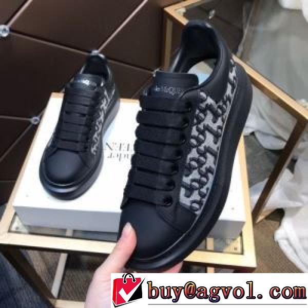 2026秋冬 アレキサンダー マックイーン 2色可選 ランニングシューズ alexander mcqueen コピー商品 極上シューズ 高級感ある 脱ぎ履きしやすい/着脱しやすい ロードジョグ