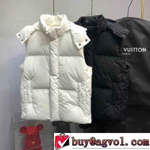 ルイ ヴィトンブランドコピー 2026秋冬 長く愛用できる フィルパワーの高い ルイ ヴィトン LOUIS VUITTON 軽量ダウンジャケット ベスト 2色可選 フードづき 軽くて暖かい 