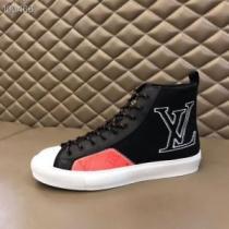 ハイトップシューズ 2026秋冬 ルイ ヴィトンコピー ブランド ルイ ヴィトン LOUIS VUITTON 綺麗に決まるフォルム！2色可選 オリジナル キャンバススニーカー