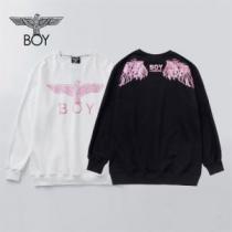 男女兼用パーカー プルオーバーパーカー 2色可選 2026秋冬 ボーイロンドン BOY LONDON ボーイロンドンコピーブランド 柔らかな質感 定番無地パーカー