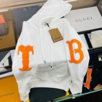 バーバリーコピー 2025秋冬 パーカー バーバリー BURBERRY おしゃれに絶大な人気の ペアパーカー 2色可選 プリントパーカ
