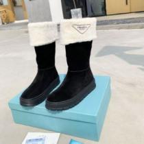 2026秋冬 プラダ PRADA リゾートスタイル 2色可選 ショートブーツ 高品質 人気 プラダスーパーコピー 激安 ローヒール