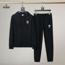 帽子付き 2025秋冬 フェンディ FENDI 芸能人に愛用者続出 セットアップ上下 フェンディブランドスーパーコピー 大好評 2色可選 