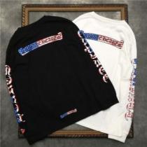 2026秋冬 長袖Tシャツ 2色可選 おすすめ/オススメ クロムハーツ CHROME HEARTS ラウンドネック 柔らかい手触り