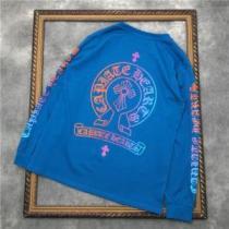 2025秋冬 気軽にカジュアルに使える クロムハーツ CHROME HEARTS ラウンドネック カジュアル 長袖Tシャツ デザイン性の高い