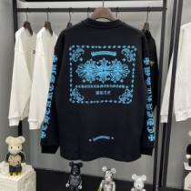 長袖Tシャツ 2026秋冬 ラウンドネック プリント バリエーションに富む クロムハーツ CHROME HEARTS 2色可選 売れ筋のいい