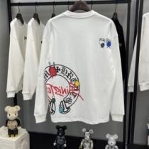長袖Tシャツ 2026秋冬 3色可選 落ち着いた感覚 レジャー 暖かみのある肌触り クロムハーツ CHROME HEARTS ラウンドネック