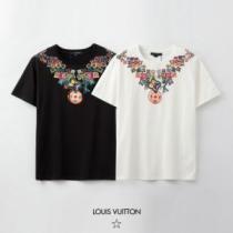 半袖Tシャツ  ルイ ヴィトンコピーブランド 高級感ある 2026春夏 ルイ ヴィトン LOUIS VUITTON 2色可選 プリント 着心地満点