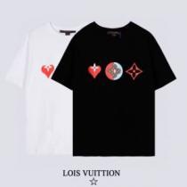 2026春夏 ルイ ヴィトン LOUIS VUITTON ラウンドネック コスパ最高のプライス ルイ 半袖Tシャツ 2色可選 ヴィトンブランドスーパーコピー お洒落に魅せる