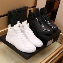 2色可選 2026秋冬 アルマーニコピー  秋の定番 アルマーニ ARMANI 飽きの来ない すべり防止 ファッション 人気 ハイトップシューズ ブランド 足馴染みのいい ハイトップシューズ 