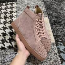 2026秋冬 クリスチャンルブタン Christian Louboutin 希少価値大！クリスチャンルブタンブランド コピー ハイトップシューズ 滑りにくい スエード コスパ最高のプライス スタッズ