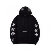 スタイルアップ効果 2026秋冬 パーカー クロムハーツ CHROME HEARTS クロムハーツブランドコピー ロゴパーカー 秋の定番