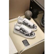 2026秋冬 アレキサンダー マックイーン 今買い◎得 プリント柄  alexander mcqueen ブランド 偽物 通販 極上シューズ スニーカー 男女兼用 脱ぎ履きしやすい/着脱しやすい