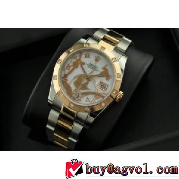ダイヤ付き時計ケース 2026 完成度の高い逸品 ロレックスブランド 偽物 通販 ロレックス ROLEX 機械式（自動巻き）ムーブメント 輸入彫りムーブメント ローズゴールド ベルト カレンダー機能付き .196.
