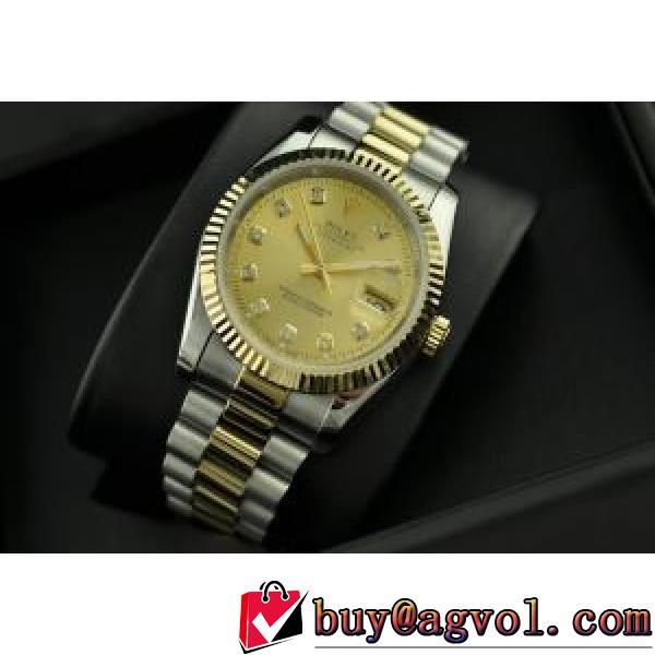 希少価値大！ロレックス ROLEX 恋人腕時計 ロレックススーパーコピー 機械式（自動巻き）ムーブメント カレンダー機能付き ステンレス 2026 煌びやかな仕上がり ダイヤベゼル .196.