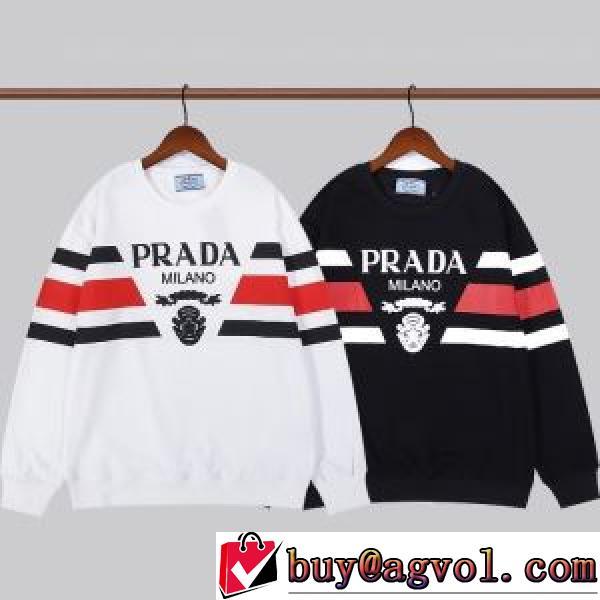 プラダ PRADA ジップパーカー 活用できるアイテム プルオーバーパーカー 2026秋冬 プラダブランドコピー 2色可選 プリントパーカ