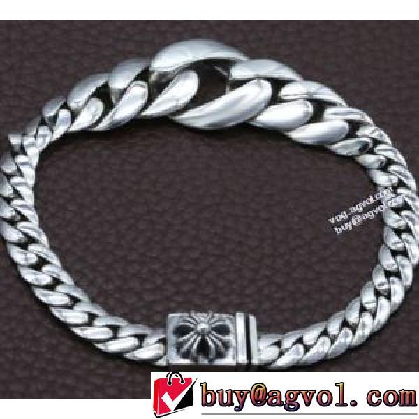 クロムハーツコピー ファッション 人気 運気アップ クロムハーツ CHROME HEARTS  ブレスレット