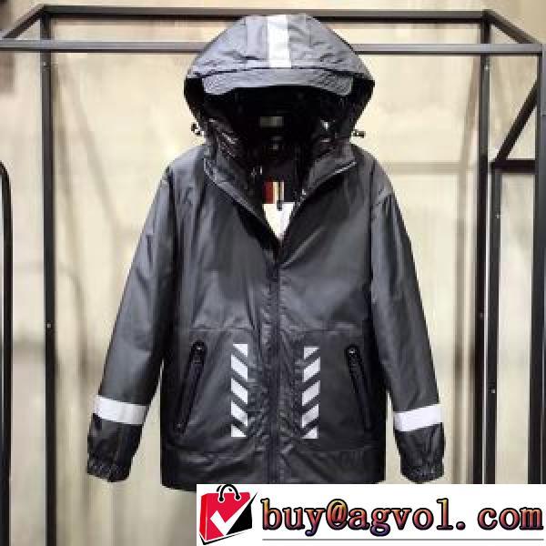 2026秋冬 Off-White オフホワイト ブルゾン オフホワイトコピー ブランド 2色可選 洗練を十分に演出する フードづき 保温性を発揮する