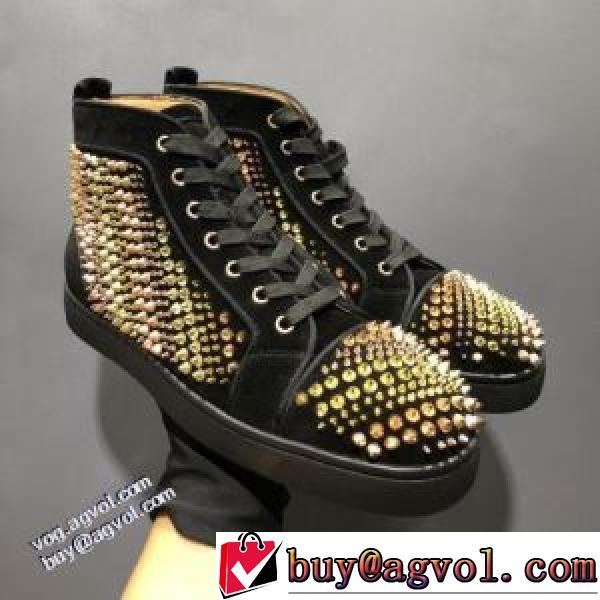 飽きの来ない ローヒール 2026秋冬 ハイトップシューズ 機能性も備えたアイテム クリスチャンルブタン Christian Louboutin ハイトップシューズ クリスチャンルブタンスーパーコピー 激安
