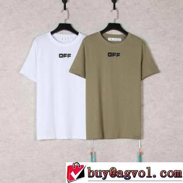 2色可選 快適な着心地 オフホワイトコピー ブランド 2021春夏 Off-White オフホワイト 半袖Tシャツ 高品質 人気 通気性に優れた