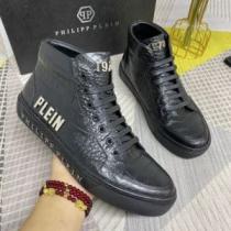 2026秋冬 フィリッププレイン PHILIPP PLEIN ハイトップシューズ ドライビングシューズ すべり防止 履き心地抜群 フィリッププレインブランドスーパーコピー 耐久性のある