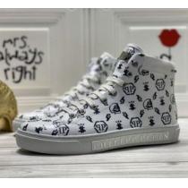 2026秋冬 フィリッププレイン PHILIPP PLEIN フィリッププレインスーパーコピー 超目玉 着用 ハイトップシューズ 迷彩柄/カモフラージュ柄 歩きやすい　疲れない　痛くない 4色可選