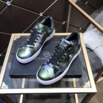 2026秋冬 フィリッププレイン PHILIPP PLEIN 迷彩柄/カモフラージュ柄 フラットシューズ 落ち着いた感覚 2色可選 抗菌?防臭加工 軽量で疲れにくい フィリッププレインブランド 偽物 通販