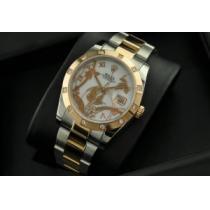 ダイヤ付き時計ケース 2026 完成度の高い逸品 ロレックスブランド 偽物 通販 ロレックス ROLEX 機械式（自動巻き）ムーブメント 輸入彫りムーブメント ローズゴールド ベルト カレンダー機能付き .196.