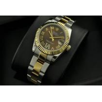 カレンダー機能付き ロレックス ROLEX 上品な輝きを放つ形 2026 黒文字盤 ロレックスブランドコピー 機械式（自動巻き）ムーブメント  使い勝手抜群 コーティングガラス.196.