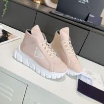 6色可選 ハイカット 厚底 プラダコピーブランド 脱ぎ履きしやすい/着脱しやすい 女性にも男性にも適応 長く愛用できる 2026秋冬 プラダ PRADA 高機能防滑ソール