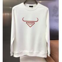 利便性に優れ プラダブランドスーパーコピー 2026秋冬 プラダ PRADA 4色可選 オシャレロゴパーカー 秋の定番 プルオーバーパーカー