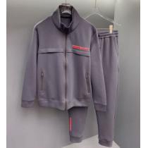 海外セレブ愛用 プラダスーパーコピー 2026秋冬 プラダ PRADA ビンテージ感ある セットアップ上下 2色可選 程よい厚み