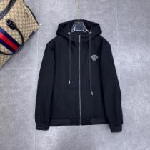 2026秋冬 ヴェルサーチVERSACE 綿入れ ヴェルサーチコピーブランド 高品質 人気 フード付きコート シンプルなデザイン