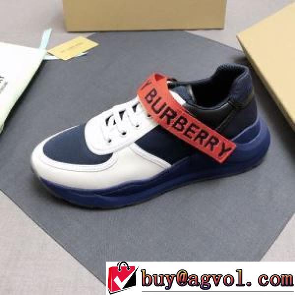 バーバリースーパーコピー 激安 2026秋冬 バーバリー BURBERRY 滑りにくい クッション性 ジョギング 機能性?耐久性抜群 ランニングシューズ 