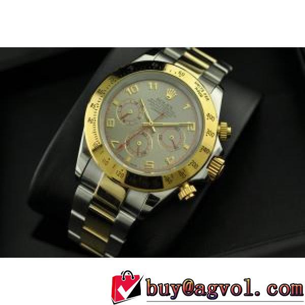 2026 ロレックス ROLEX 個性的なデザ 6針クロノグラフ ロレックススーパーコピー 代引 フェイス/時計の文字盤 カレンダー機能付き ステンレス ベルト.196.