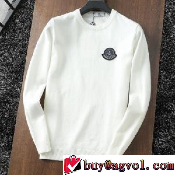 スタイリッシュ モンクレールブランド 偽物 通販 MONCLER セーター 2026秋冬 ニットウェア 大人キレイに仕立てる 