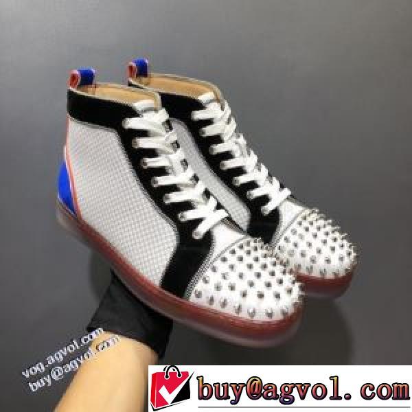 クリスチャンルブタンコピーブランド 2026秋冬 ハイトップシューズ 海外限定ライン クリスチャンルブタン Christian Louboutin すべり防止 リゾートスタイル ハイカット