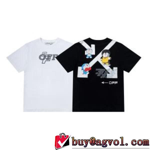 着回し度抜群 オフホワイトブランド 偽物 通販 2色可選 2026春夏 Off-White オフホワイト 半袖Tシャツ 海外セレブ愛用 肌に馴染みやすい