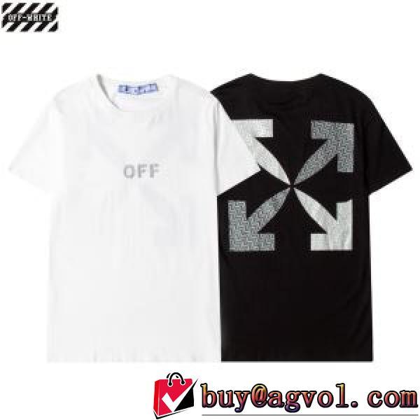 暖かみのある肌触り 2026春夏 Off-White オフホワイト 半袖Tシャツ ドライ オフホワイト偽物ブランド サイズ豊富 2色可選