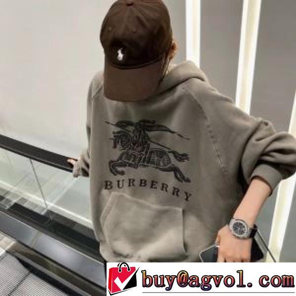厚手の生地 スタイリッシュ バーバリーコピー ブランド 秋のお出かけに最適 パーカー 2色可選 バーバリー BURBERRY 2026秋冬