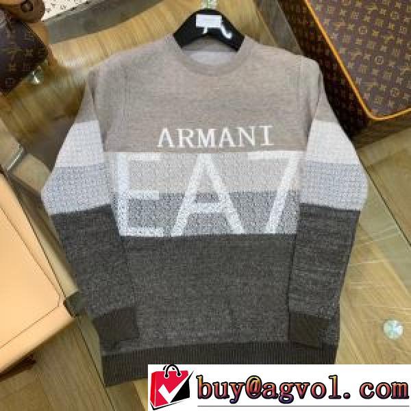 アルマーニ ARMANI スタイリッシュ 程よい厚み 3色可選 アルマーニブランド コピー 程よい色落ち感 デザイン性の高い 2026新作 セーター