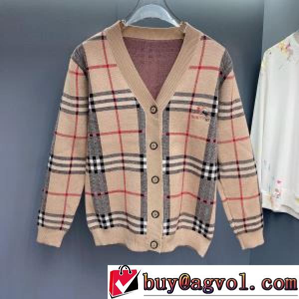 個性的なデザ 2026新作 チェック柄 楽に着用出来る バーバリー BURBERRY バーバリースーパーコピー 代引 ニットウェア