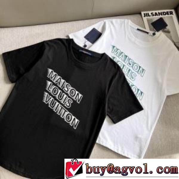 Tシャツ 2色可選 カジュアル 吸汗性に優れ ルイ ヴィトン LOUIS VUITTON 2025新作 ルイ ヴィトンコピー セレブ愛用の超人気商品