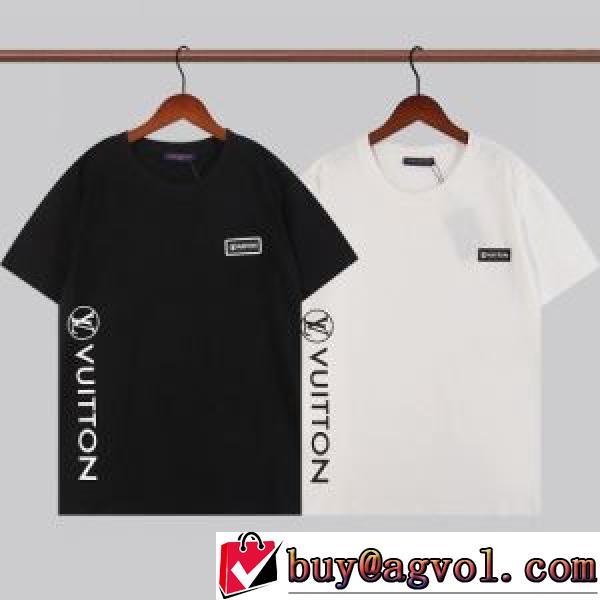 2色可選 ルイ ヴィトン LOUIS VUITTON 存在感のある ルイ ヴィトンブランドスーパーコピー 半袖Tシャツ 2026新作 レジャー 乾きやすい プリント