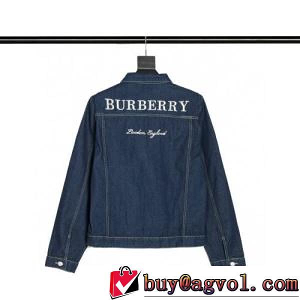 デニムジャケット 今買い◎得 BURBERRY 2026新作 バーバリー偽物ブランド 満足できるコート ステンカラーコート 上質 プリント柄