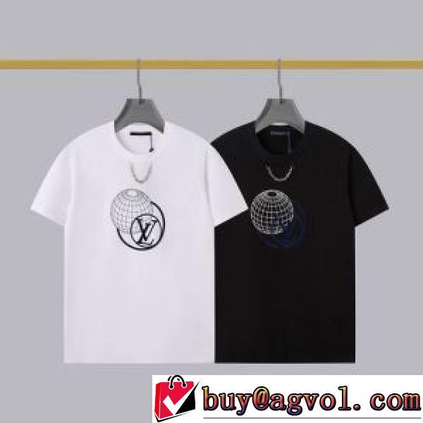 ファッション 人気 2026新作 通気性に優れた ルイ ヴィトン LOUIS VUITTON 2色可選 Tシャツ 吸汗性に優れ ルイ ヴィトンブランド コピー