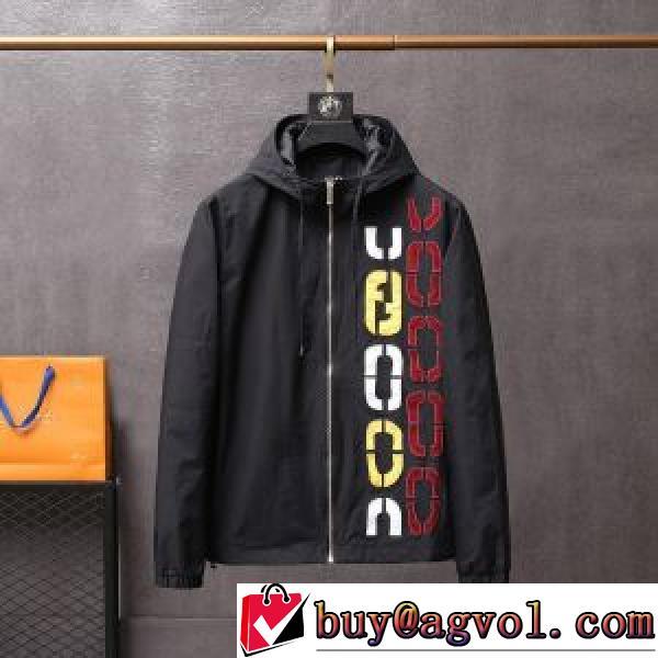 2026新作 海外セレブ愛用 フェンディブランド コピー FENDI ブルゾン コート 2色可選 フェンディスーパーコピー プリント柄 高級感漂わせる こだわりのコート