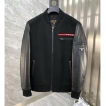 革ジャンパーコート プラダ PRADA 2026秋冬 こだわりのコート 落ち着いた質感 プラダブランドコピー おしゃれな装い