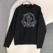 2026秋冬 ジップパーカー モンクレールコピーブランド 高級感ある プルオーバーパーカー モンクレール MONCLER リブ付 厚手の生地 2色可選