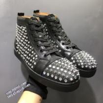 クリスチャンルブタン Christian Louboutin 2026秋冬 クリスチャンルブタンコピー ブランド 利便性に優れ ハイトップシューズ 底にラバーが貼ってある オリジナル
